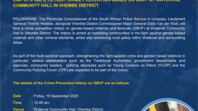 Preventing gender-based violence with a Limpopo Imbizo