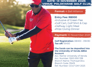 Join the Univen Vice Chancellor's Summer Golf Tournament on 14 November 2025