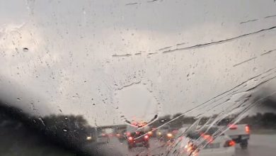 Keep a safe distance to manage traffic during hail on the N1 Limpopo