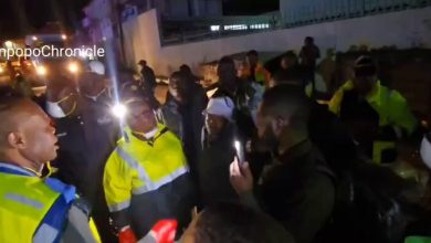 Polokwane Mayor John Mpe shelters homeless people at Peter Mokaba Stadium recently