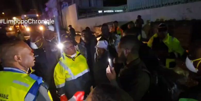 Polokwane Mayor John Mpe shelters homeless people at Peter Mokaba Stadium recently