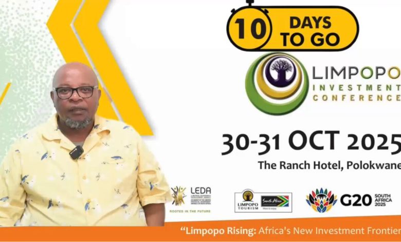 Limpopo is open for investors, says Sol Molobi at investment conference countdown