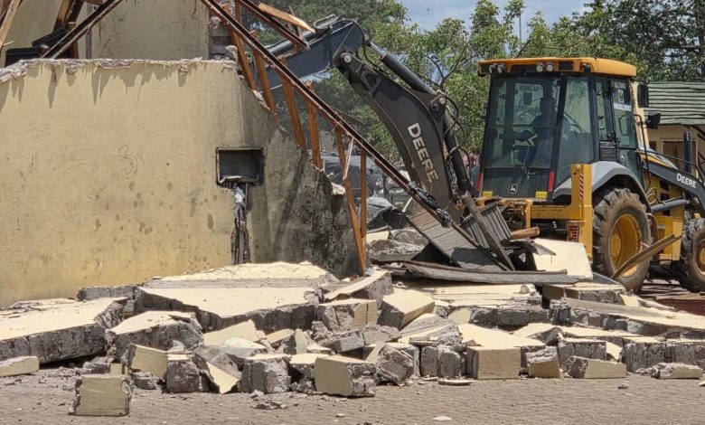 Ephraim Mogale council pulled down several buildings in Marble Hall Limpopo after November 9 2025