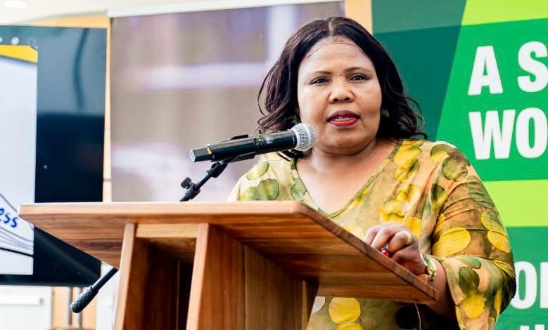 Lt Gen Thembi Hadebe and AVBOB launch one GBVF+ programme at AVBOB Head Office on 12 November 2025