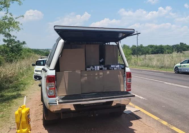 Mahwelereng Flying Squad seize 48 boxes of illegal cigarettes worth R240,000 on November 13 in Limpopo