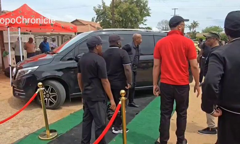 Malema gives wheelchair man Ntate Sello Mamabolo a new house in Seshego Zone 1, Limpopo on November 2