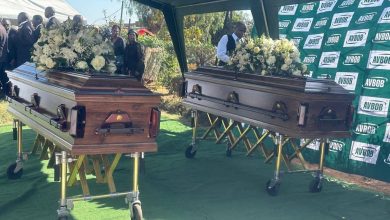 Two cousins Tshiamo Moramaga 22 and Baleseng Moramaga 21 found shot dead in Mamelodi last Sunday, funeral taking place in Luckau village