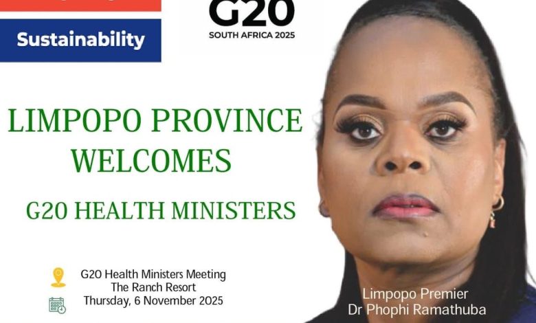 G20 health ministers meet in South Africa welcomed by rainy blessing