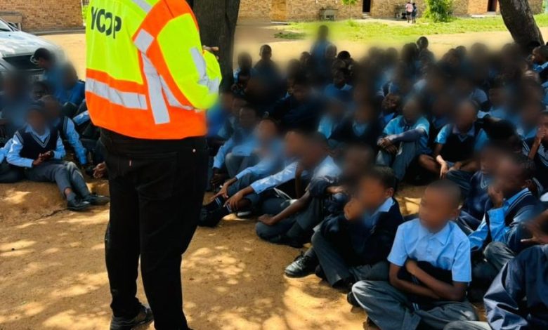 Police, CPF and Youth Groups Launch School Safety Blitz at Sebayeng Primary