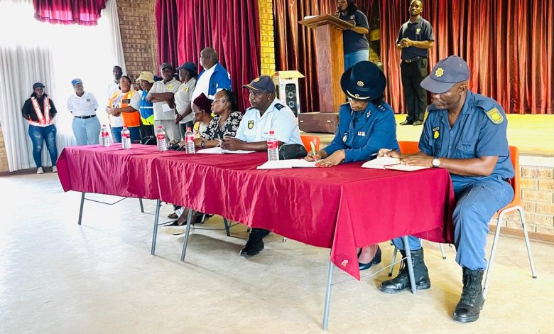 Police and parents unite for anti-gang campaign at Lekkerbreek Primary School in Limpopo