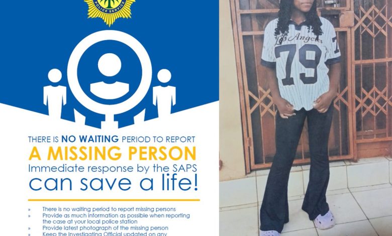 Missing 18-year-old Selaelo Ndadza: Police urge public help after she disappears on the way to the mall