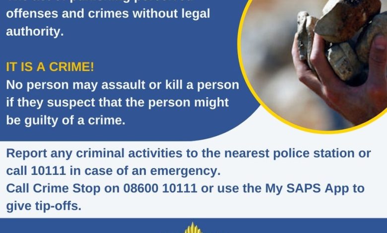 Mob justice in Namakgale: three men arrested for murder