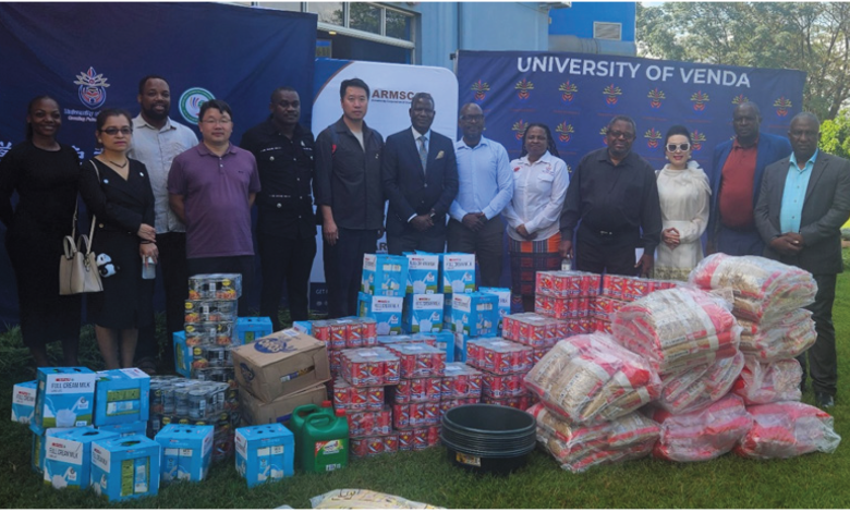 Organise a disaster relief programme with UNIVEN at the centre