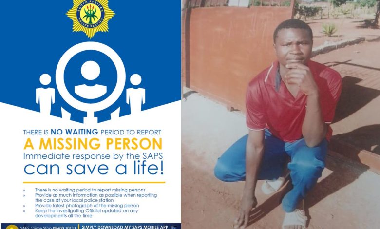 Public urged to help locate missing 32-year-old man after row with mother in Tshakhuma