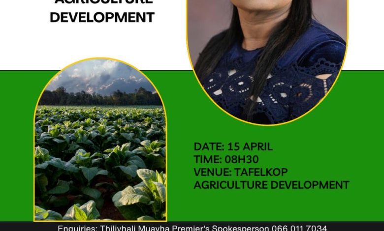 Limpopo premier Dr Phophi Ramathuba leads discussions on agriculture and human resource development in Elias Motsoaledi, Sekhukhune