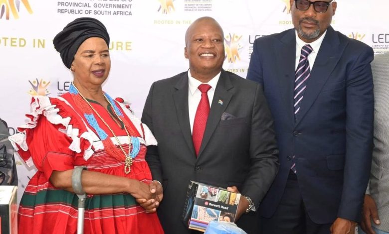 Premier Ramathuba delivers sewing machines to help Rose Senong recover from disaster in Limpopo