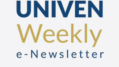 how to successfully download the UNIVEN weekly e-newsletter issue 71